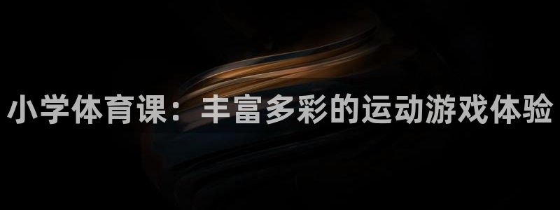 杏鑫体育官网：小学体育课：丰富多彩的运动游戏体验