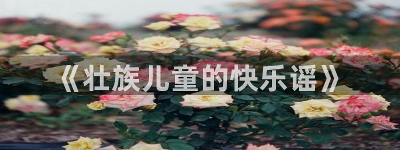 杏鑫官网注册：《壮族儿童的快乐谣》