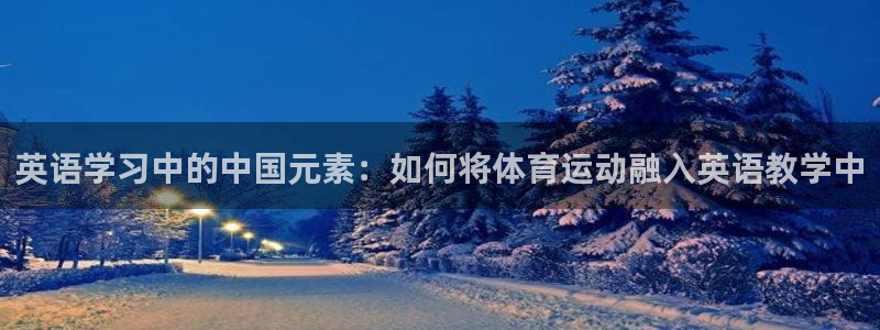 杏鑫体育用品：英语学习中的中国元素：如何将体育运动融入英语教学中