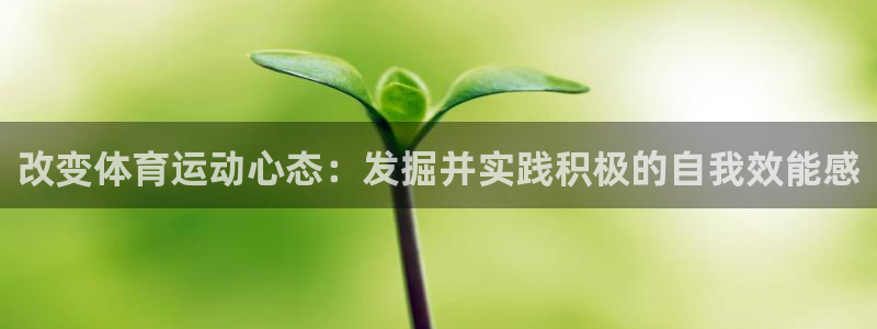 杏鑫体育凯捷平台主管：改变体育运动心态：发掘并实践积极的自我效能感